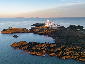 Head Harbour Prints: East Quoddy Lighthouse, Campobello Island, New Brunswick, Canada