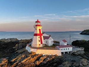 Head Harbour Prints: East Quoddy Lighthouse, Campobello Island, New Brunswick, Canada