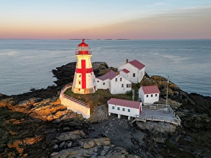 Head Harbour Prints: East Quoddy Lighthouse, Campobello Island, New Brunswick, Canada