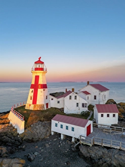 Head Harbour Prints: East Quoddy Lighthouse, Campobello Island, New Brunswick, Canada
