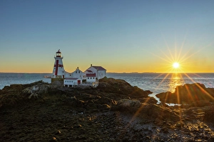 Head Harbour Prints: East Quoddy Lighthouse, Campobello Island, New Brunswick, Canada