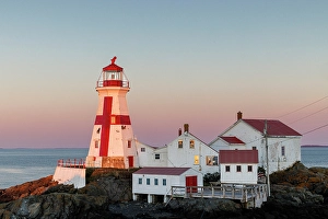 Head Harbour Prints: East Quoddy Lighthouse, Campobello Island, New Brunswick, Canada