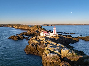 Head Harbour Prints: East Quoddy Lighthouse, Campobello Island, New Brunswick, Canada