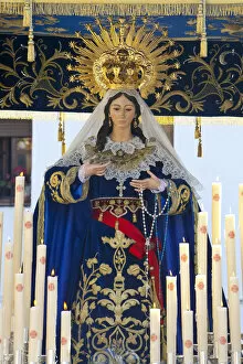 Easter Sunday procession, Ronda, Malaga Province, Andalusia, Spain