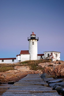 Gloucester Prints: Eastern Point Lighthouse, Gloucester, Cape Ann, Massachusetts, Maine, New England, USA