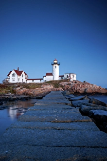 Gloucester Prints: Eastern Point Lighthouse, Gloucester, Cape Ann, Massachusetts, Maine, New England, USA