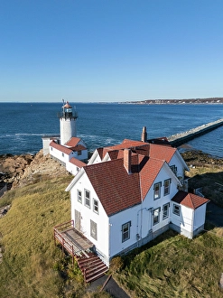 Gloucester Prints: Eastern Point Lighthouse, Gloucester, Cape Ann, Massachusetts, New England, USA