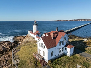 Gloucester Prints: Eastern Point Lighthouse, Gloucester, Cape Ann, Massachusetts, New England, USA