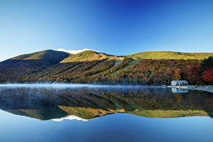 White Mountains Prints: Echo Lake, Franconia, New Hampshire, New England, USA