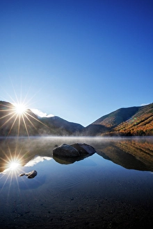 White Mountains Prints: Echo Lake, Franconia, New Hampshire, New England, USA