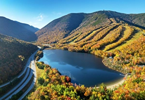 White Mountains Prints: Echo Lake, Franconia, New Hampshire, New England