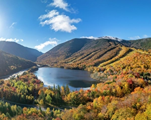 White Mountains Prints: Echo Lake, Franconia, New Hampshire, New England