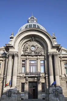 Bucharest Prints: Economic Consortium Palace, Historic Quarter, Bucharest, Romania