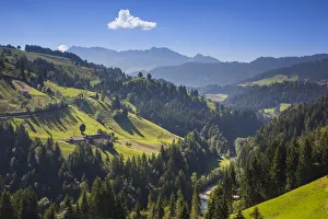Emmental Valley Prints: EEmme River, mmental Valley, Berner Oberland, Switzerland