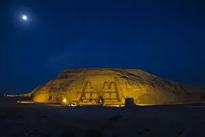 Images Dated 15th March 2017: Egypt, Abu Simbel, The Great Temple, known as Temple of Ramses II