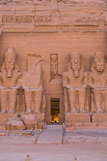 Images Dated 15th March 2017: Egypt, Abu Simbel, The Great Temple, known as Temple of Ramses II