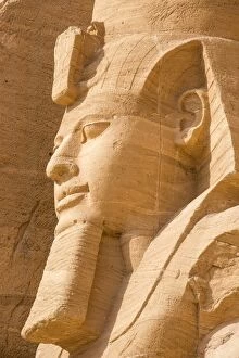Images Dated 15th March 2017: Egypt, Abu Simbel, The Great Temple, known as Temple of Ramses II