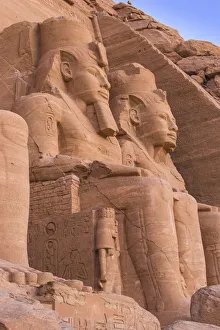 Egypt, Abu Simbel, The Great Temple, known as Temple of Ramses II