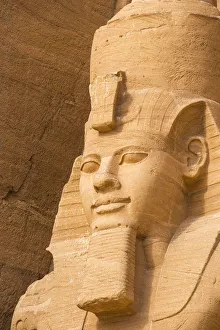Images Dated 12th June 2017: Egypt, Abu Simbel, The Great Temple, known as Temple of Ramses II