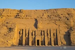 Abu Simbel Gallery: Egypt, Abu Simbel, The small temple -known as Temple of Hathor - dedicated to Nefertari