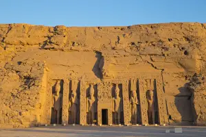 Egypt, Abu Simbel, The small temple -known as Temple of Hathor - dedicated to Nefertari