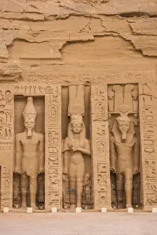 Egypt, Abu Simbel, The small temple -known as Temple of Hathor - dedicated to Nefertari