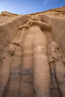 Egypt, Abu Simbel, The small temple -known as Temple of Hathor - dedicated to Nefertari
