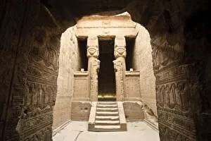 Images Dated 23rd February 2010: Egypt, Luxor, Dendara, Temple of Hathor