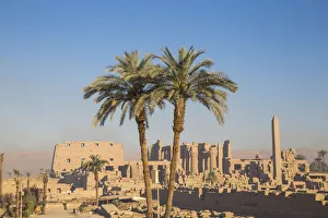 Papyrus Prints: Egypt, Luxor, Karnak Temple, Temple of Amun