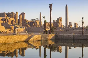 Egypt, Luxor, Karnak Temple, Temple of Amun & Sacred Lake
