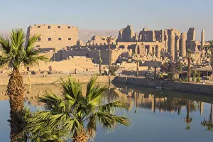 Egypt, Luxor, Karnak Temple, Temple of Amun & Sacred Lake