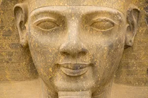 Images Dated 12th June 2017: Egypt, Luxor, Luxor Temple, Ramses IIs head