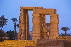 Egypt, Luxor, West Bank, the Temple of Ramessess 11 known as The Ramesseum