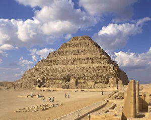 Images Dated 6th November 2008: Egypt, Sakkara, Step Pyramid of Zoser