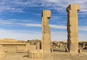 Egypt, Upper Egypt, Aswan, Khnum ruins on Elephantine Island