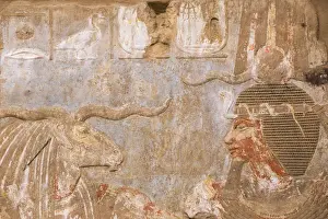 Egypt, Upper Egypt, Aswan, Khnum ruins on Elephantine Island