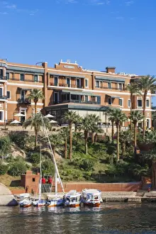 Egypt, Upper Egypt, Aswan, Sofitel Legend Old Cataract hotel situated on the banks