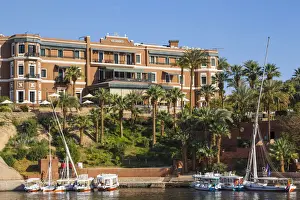 Egypt, Upper Egypt, Aswan, Sofitel Legend Old Cataract hotel situated on the banks