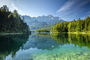 Images Dated 23rd November 2020: Eibsee Lake, Garmisch Partenkirchen, Bayern, Bavaria, Germany