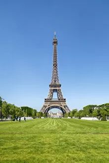 Eiffel Tower and Parc du Champ-de-Mars, Paris, France