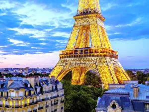 Paris Prints: Eiffel Tower, Paris, France
