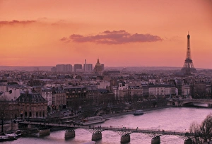 Seine Prints: Eiffel Tower and River Seine