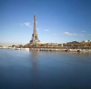 Paris Gallery: Eiffel Tower and Seine river, Paris, France