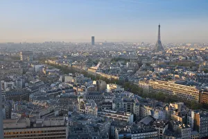Eiffel Tower and skyline of Paris, France