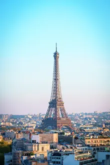 Eiffel Tower Prints: Eiffel Tower and skyline of Paris, Paris, France