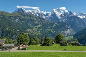 Eiger Prints: Eiger, Monch and Jungfrau from Isenfluh, Berner Oberland, Switzerland