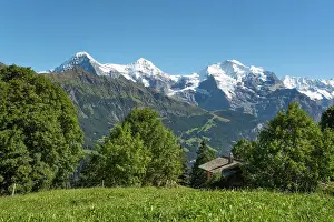 Eiger Prints: Eiger, Monch and Jungfrau from Isenfluh, Berner Oberland, Switzerland
