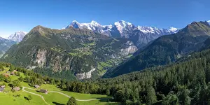 Eiger Prints: Eiger, Monch and Jungfrau from Isenfluh, Berner Oberland, Switzerland