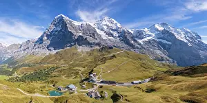 Eiger Prints: Eiger, Monch and Jungfrau above Kleine Scheidegg, Berner Oberland, Switzerland