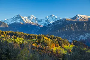 Eiger, Monch & Jungfrau mountains, Berner Oberland, Switzerland